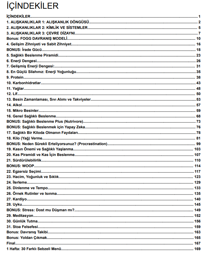 30 GÜNDE SAĞLIKLI YAŞAM 2.0 : Alışkanlık Kazan, İyi Beslen, Yağ Yak, Güçlen (E-Kitap)